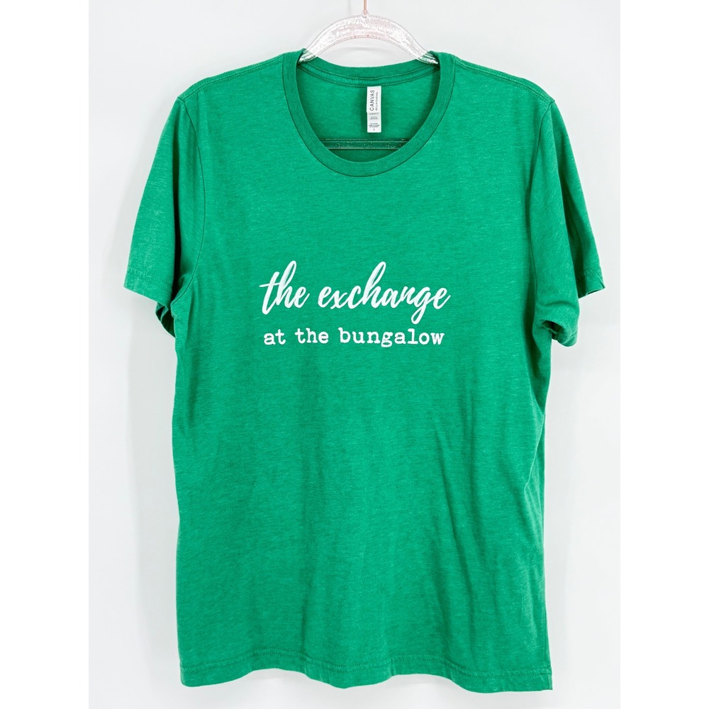 Bella Canvas Green‎ Graphic Tee The Exchange at the Bungalow Women Sz L